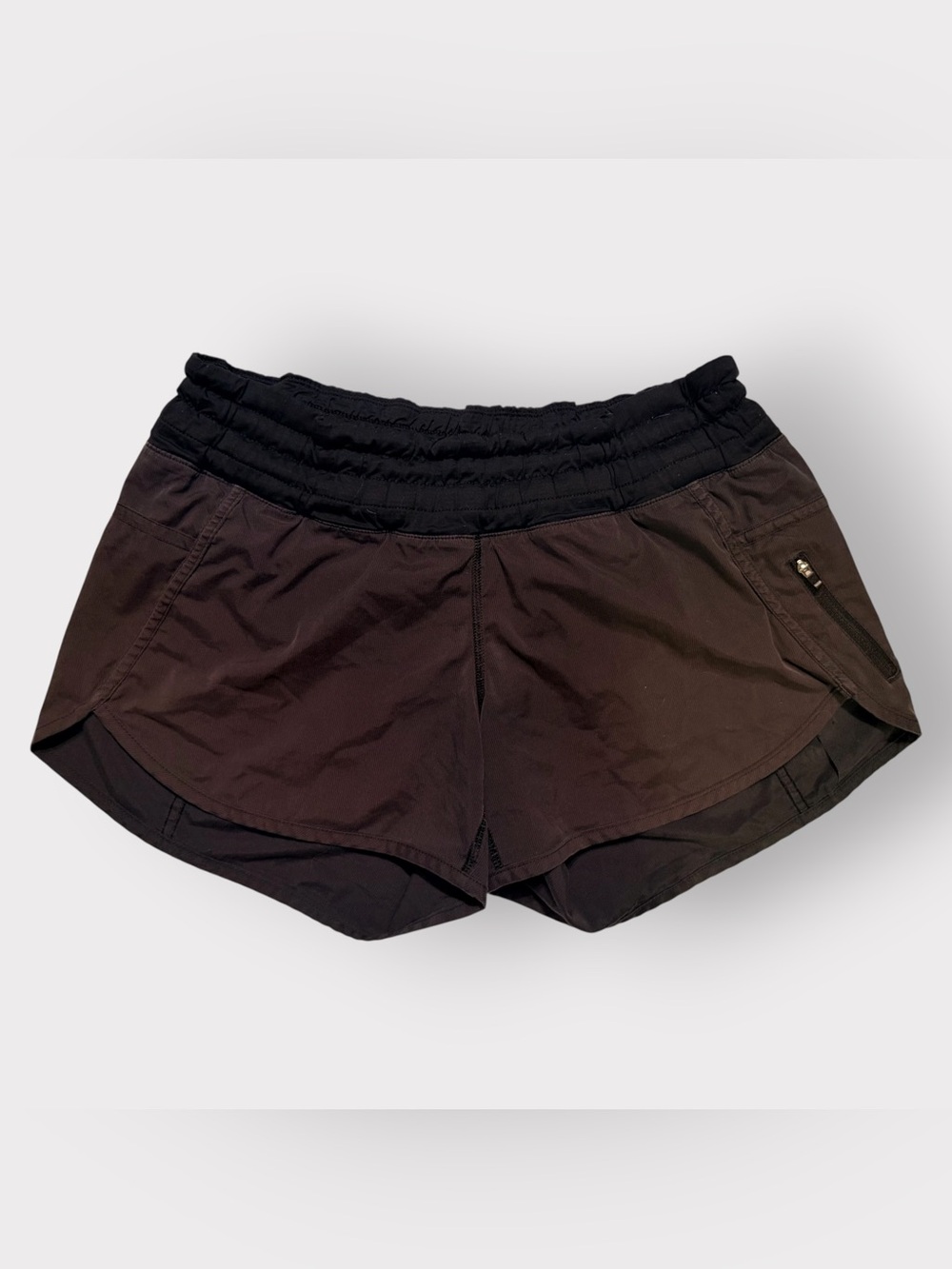 ⁠Lululemon Womens Size 8 Black Speed Up Shorts Running Athletic Workout